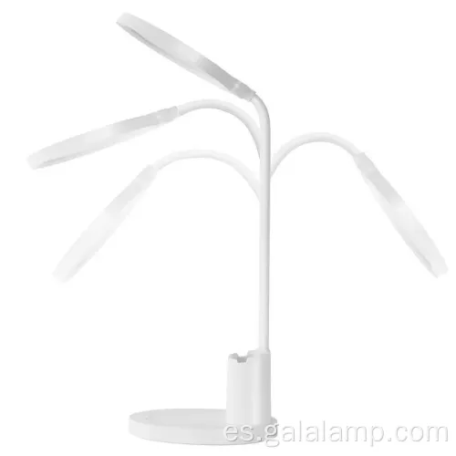 Lámpara de mesa USB nórdica con soporte para teléfono